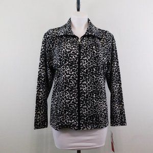 New Cathy Daniels Black White‎ Women Jacket
